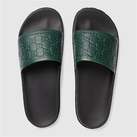 mens gucci inspired slides|gucci platform slides men.